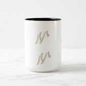 Mug à deux tons élégant - Cadeau parfait pour mama (Centre)