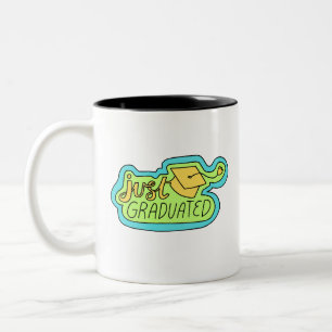 Mug à deux tons JUST_GRADUATED