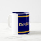 Mug à deux tons Kentucky 11 oz (Devant gauche)