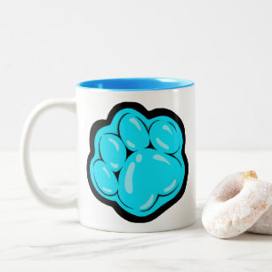 Mug à deux tons Kitty Paw