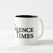 Mug à deux tons Lawrence Times (Devant droit)