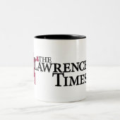 Mug à deux tons Lawrence Times (Centre)