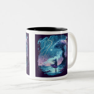 Mug à deux tons magique contre la pluie, 11 oz