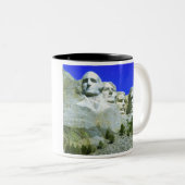 Mug à deux tons Mount Rushmore (Devant droit)