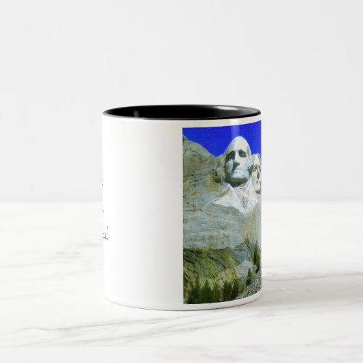 Mug à deux tons Mount Rushmore (Centre)