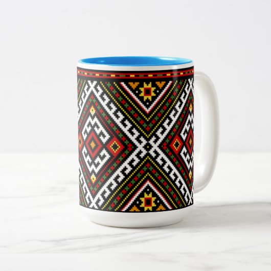 Mug à deux tons, Mug à deux tons 15 oz (Devant droit)