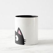 Mug à deux tons noir 11 oz (Centre)