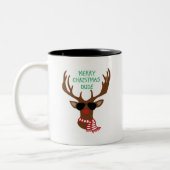 Mug à deux tons noir 11 oz (Gauche)