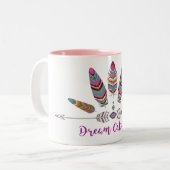 Mug à deux tons noir 11 oz (Devant gauche)