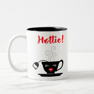 Mug à deux tons noir 11 oz