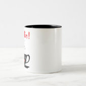 Mug à deux tons noir 11 oz (Centre)