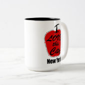 Mug à deux tons noir 15 oz (Devant droit)