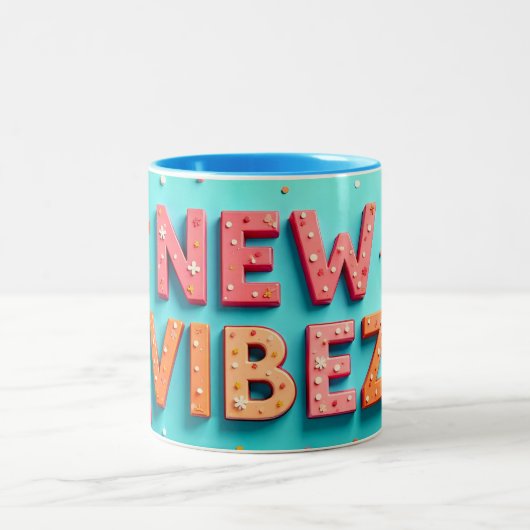 Mug à deux tons Nouveau Vibez (Centre)