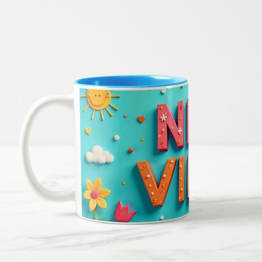 Mug à deux tons Nouveau Vibez (Gauche)