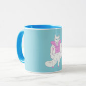 Mug à deux tons NYGEL Laurel, 15 oz (Devant gauche)