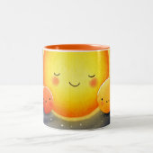 Mug à deux tons pour les amis solaires (Centre)