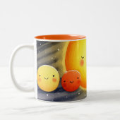 Mug à deux tons pour les amis solaires (Gauche)