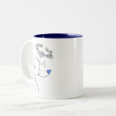 Mug à deux tons pour les obligations mère et enfan (Devant gauche)