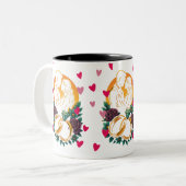 Mug à deux tons romantique Mariage (Devant gauche)