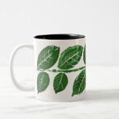 Mug à deux tons vert Feuille (Gauche)