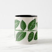 Mug à deux tons vert Feuille (Centre)