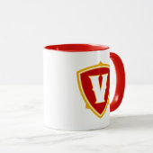 Mug à deux tons Victoriana — La clique-chanteuse (Devant droit)