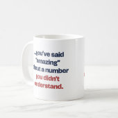 Mug A dit quelque chose d'incroyable à propos d'un nom (Devant gauche)