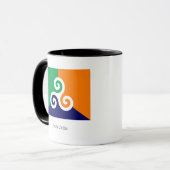 Mug à drapeau celtique irlandais (Devant gauche)