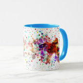 Mug à éclaboussure couleur sauvage (Devant droit)