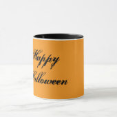 Mug à écriture manuscrite Joyeux Halloween (Orange (Centre)