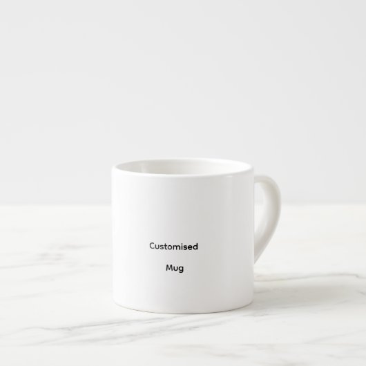 Mug à espresso personnalisé (Devant droit)