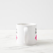 Mug à espresso personnalisé avec empreinte de lèvr (Dos)