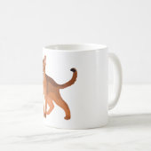 Mug A est pour Abyssinian Cat (Devant droit)