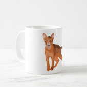 Mug A est pour Abyssinian Cat (Devant gauche)
