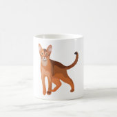 Mug A est pour Abyssinian Cat (Centre)