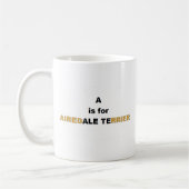 Mug a est pour airedale terrier (Gauche)