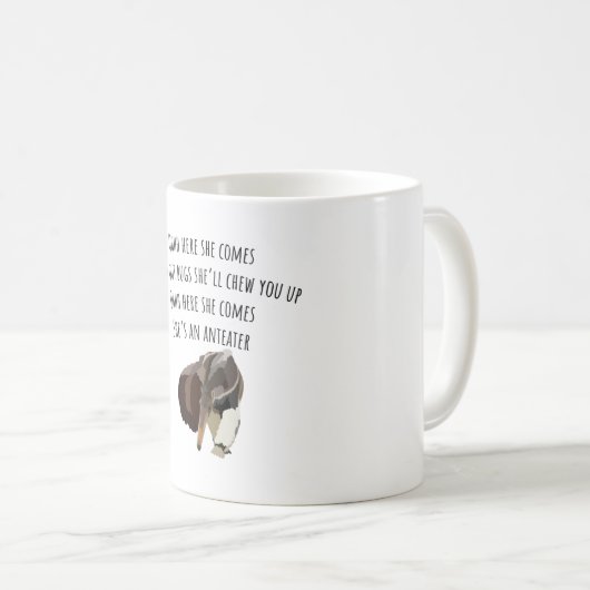 Mug A est pour Anteater (Devant droit)