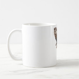 Mug A est pour la Petite Otter Flaquée Asiatique