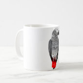 Mug A est pour le perroquet gris d'Afrique (Devant gauche)