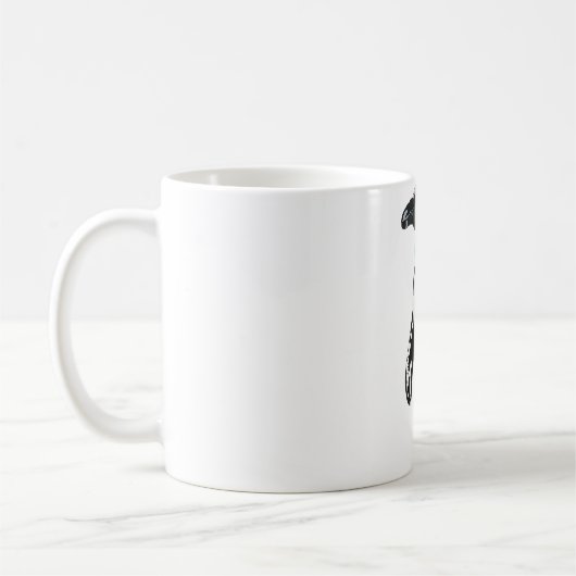 Mug A est pour le pingouin africain (Gauche)