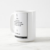 Mug A était une fourmi (Devant gauche)