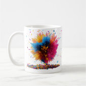 Mug à explosion florale classique - 11 oz (Gauche)