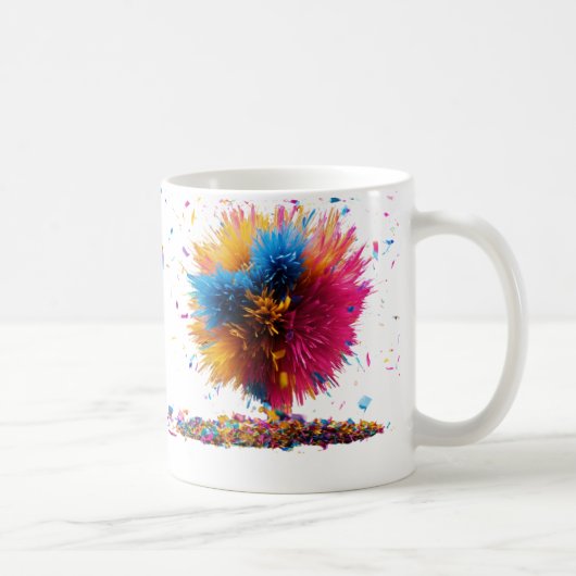 Mug à explosion florale classique - 11 oz (Droite)