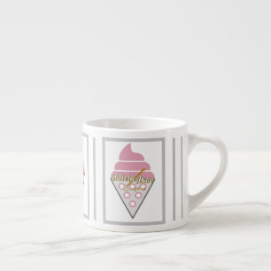 Mug à expresso de glace irrésistible par Adiela Ak