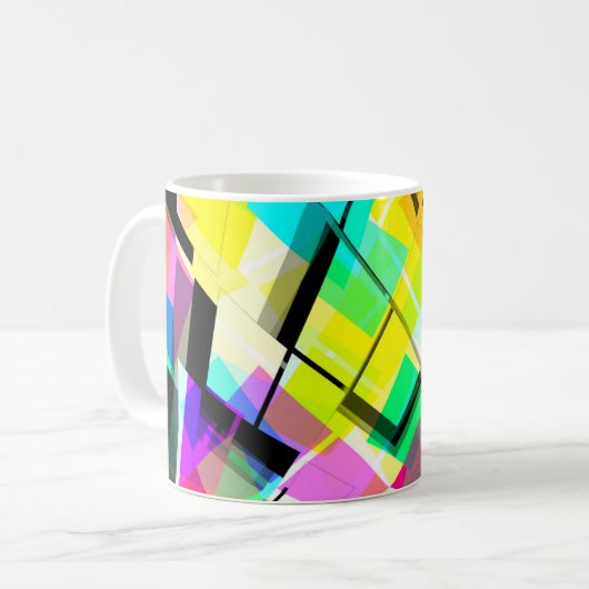 Mug À facettes multiples (Devant gauche)