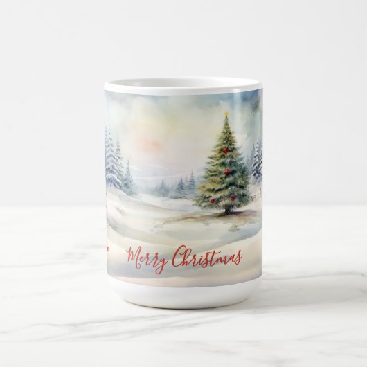 Mug À feuillage persistant arbre de Noël Musique Vinta (Centre)