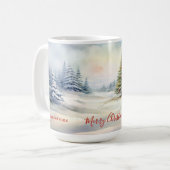 Mug À feuillage persistant arbre de Noël Musique Vinta (Devant gauche)