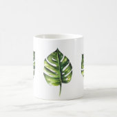Mug à feuilles tropicales - Élégance inspirée de l (Centre)