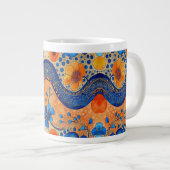 Mug à fleurs colorées (Devant droit)