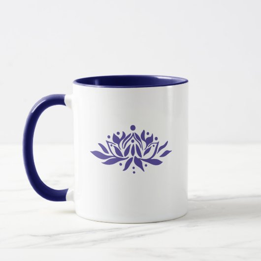 Mug à fleurs de lotus comestibles (Gauche)